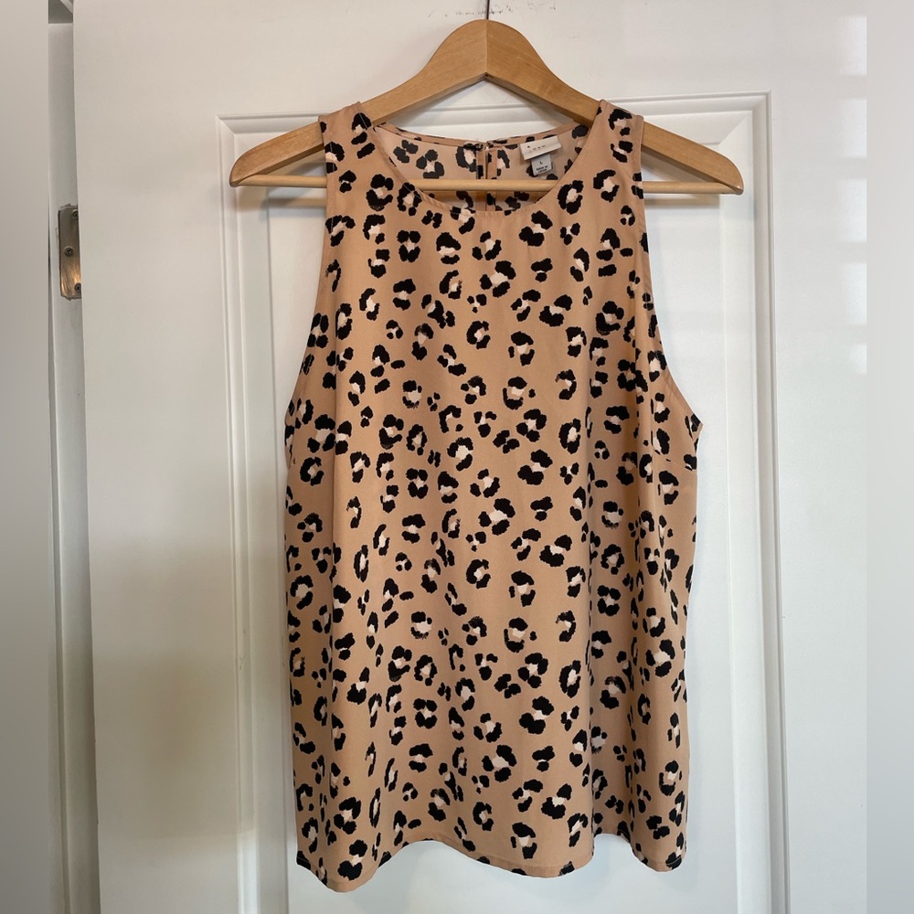 A New Day Leopard Tank Top (size L)